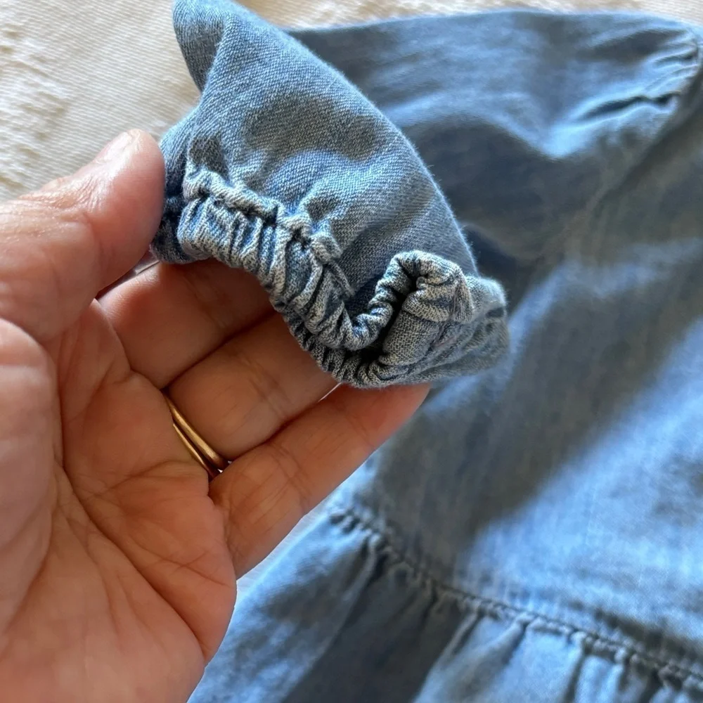 GAP Classic Blue Denim Shirt Dress Gently Loved 2T